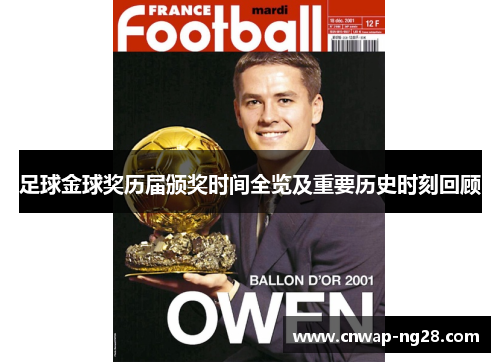 足球金球奖历届颁奖时间全览及重要历史时刻回顾 足球金球奖历届颁奖时间全览及重要历史时刻回顾